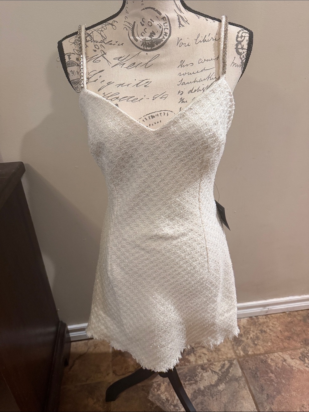 Women's Cream Textured lulus NWT Slip Dress size Medium